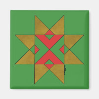 Lincolnshire Auseklis Witch Mark rouge et vert