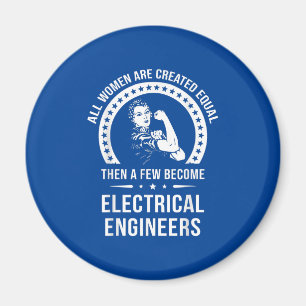 Aimant L'Ingénieur Électrique Pour Femmes Est Créé Égalem