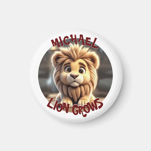 Aimant Lion Grows (Devant)