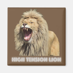 Aimant Lion haute tension