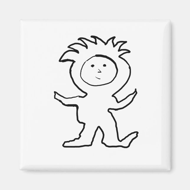 Aimant Lion Jammies par Cussdum Designs (Devant)