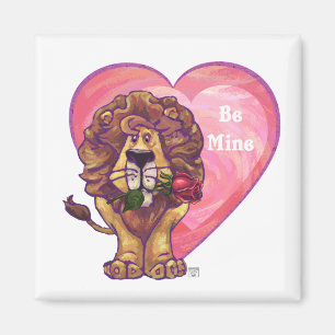 Aimant Lion Saint Valentin
