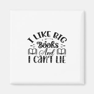 Aimant Lire l'art J'aime les grands livres et je ne peux 