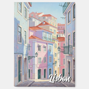 Aimant Lisbonne Portugal Panthéon Alfama Pastel