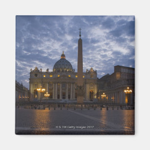 Aimant L'Italie, Rome, Ville du Vatican, la basilique de