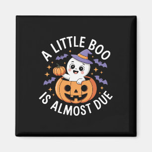 Aimant Little Boo Est Presque Dû Mignonne Grossesse Hallo
