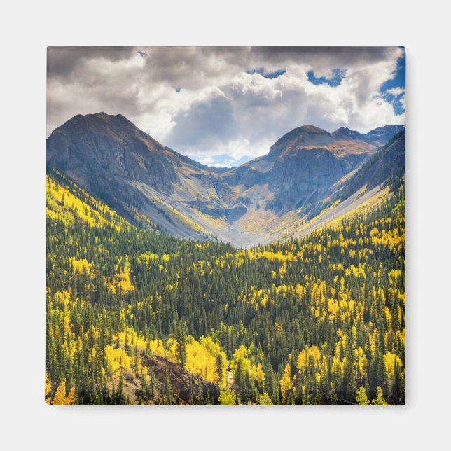 Aimant Little Giant & Kendall Peak, Silverton, Colorado (Devant)