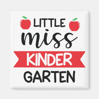 Aimant Little Miss Kindergarten