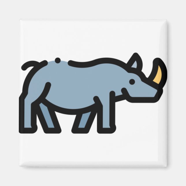 Aimant Little Rhino (Devant)