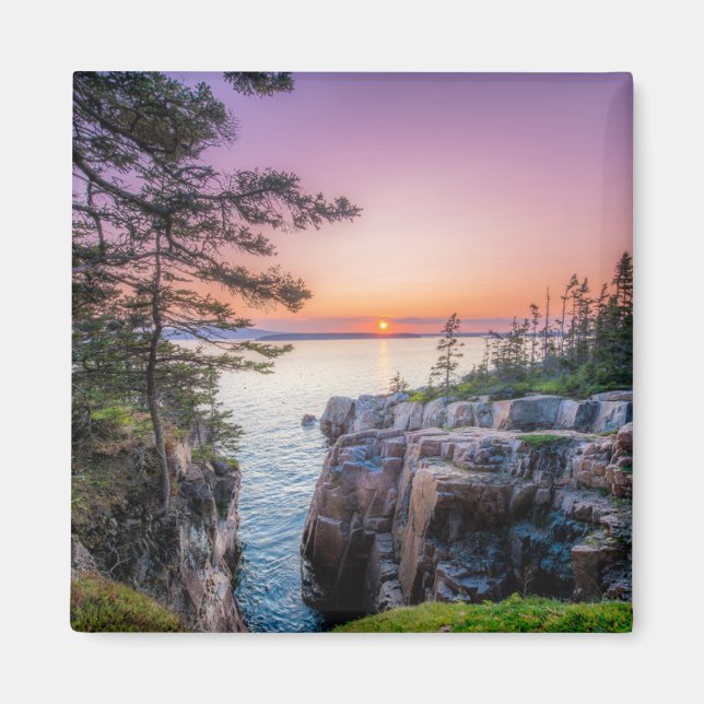 Aimant Littoral | Parc national Ravens Nest Acadia Maine (Devant)