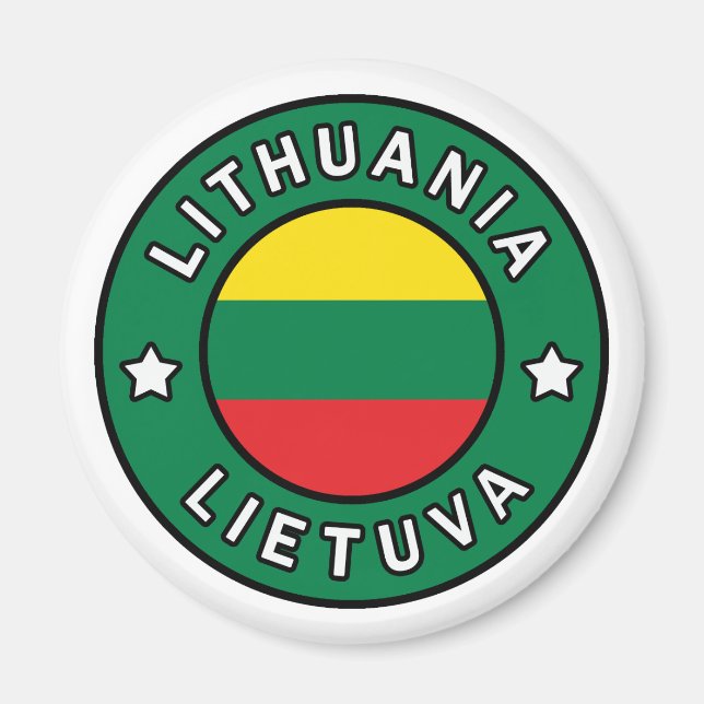 Aimant Lituanie Lietuva (Devant)