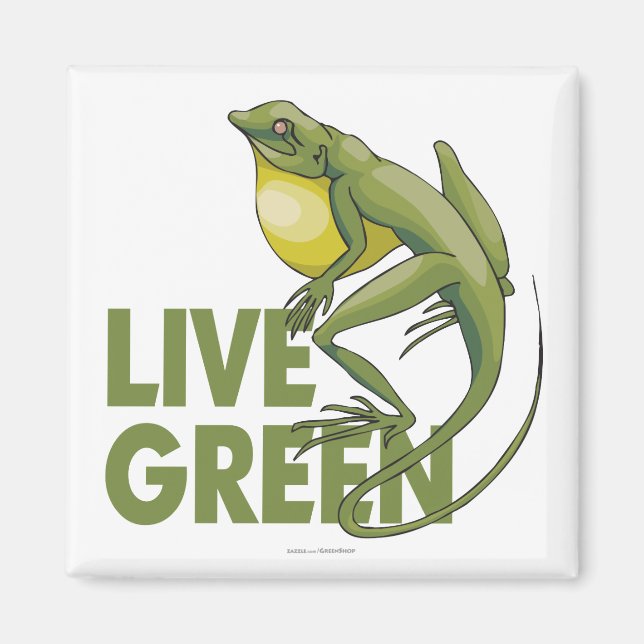 Aimant Live Green (Devant)