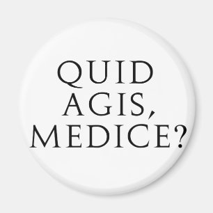 Aimant Livre Agis, Medice ?