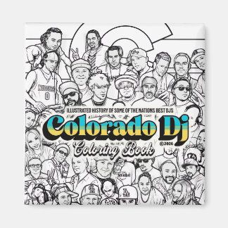 aimant livre de coloriage Colorado Dj