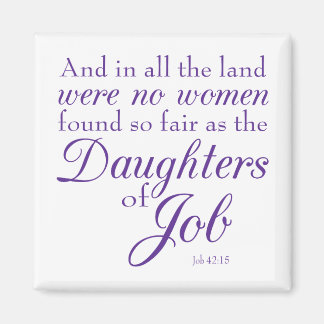 Aimant Livre de Job Bible Verse
