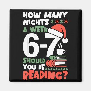Aimant Livre de Noël drôle de lecture 67 Meme Englieacher