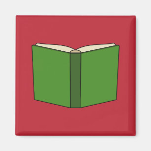 Aimant Livre vert de dessin