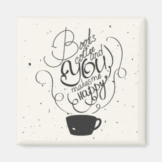 Aimant Livres Café Et Tu Me Rends Heureux