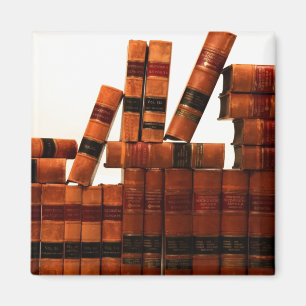 Aimant Livres en cuir anciens