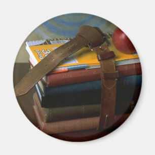 Aimant Livres scolaires à l'ancienne mode