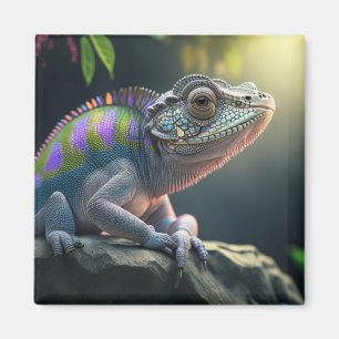 Aimant Lizard de Chameleon Faune : animal de compagnie en