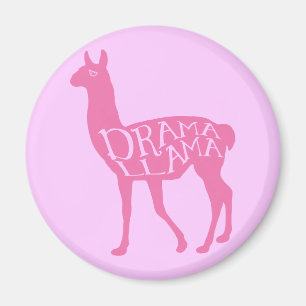 Aimant Llama Drama Rose