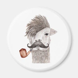 Aimant Llama Hipster