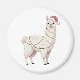 Aimant Llama illuminations de Noël Animaux robustes Lover