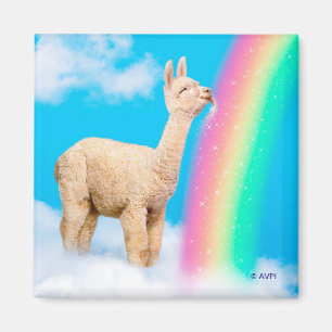 Aimant Llama Licking Rainbow