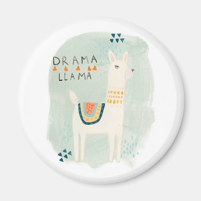 Aimant Llama Squad - Drama Llama (Devant)