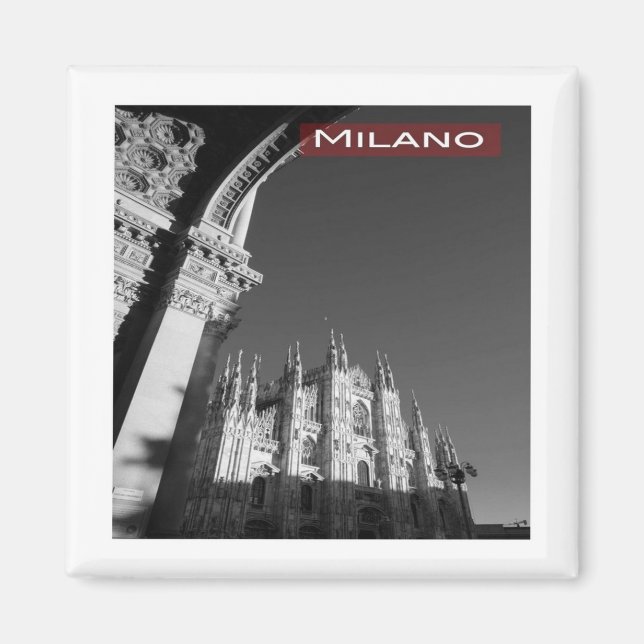 Aimant LMD006 CATHÉDRALE MILAN, Milan, Italie, Frigo (Devant)