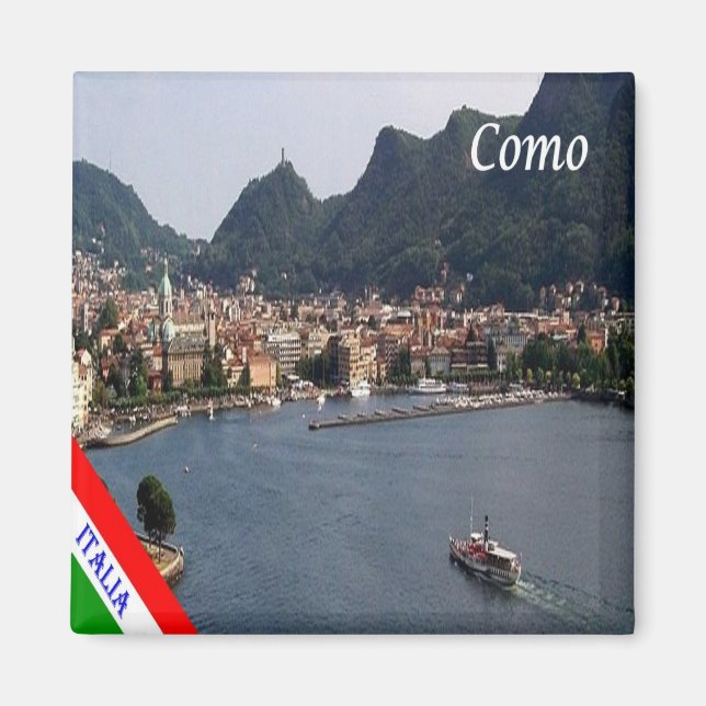 Aimant LMD087 COMO, Lombardie, Italie, Frigo (Devant)