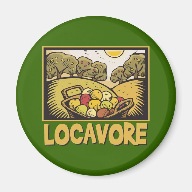 Aimant Locavore Alimentation Lente (Devant)