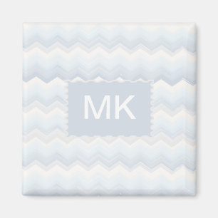 Aimant L'océan ombrage l'aquarelle Chevron