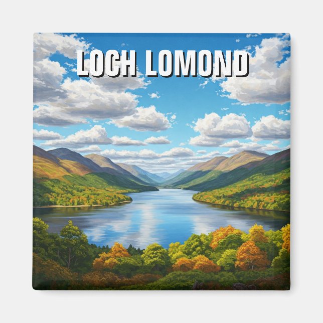 Aimant Loch Lomond Scotland Travel (Devant)