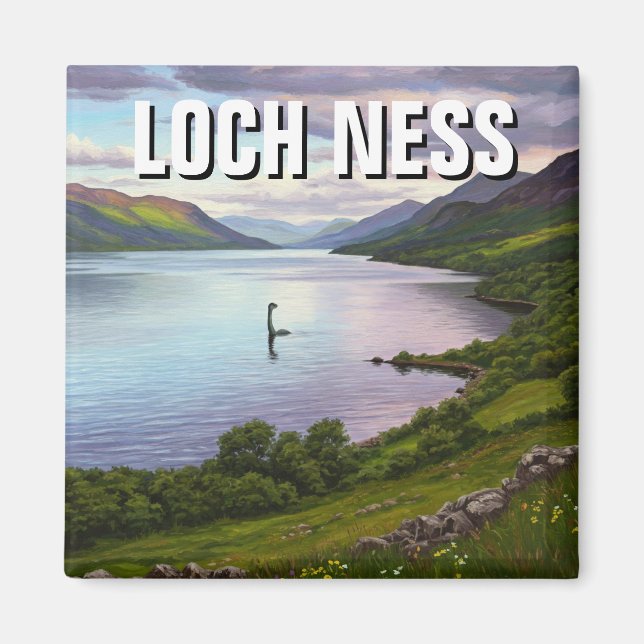Aimant Loch Ness Nessie Travel (Devant)