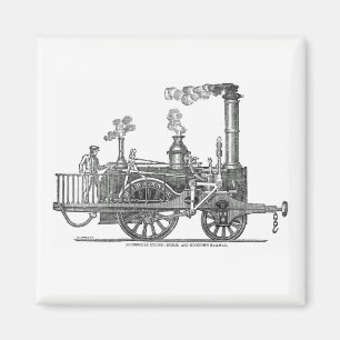 Aimant Locomotive à vapeur précoce