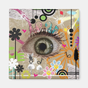 Aimant L'oeil voient l'aimant