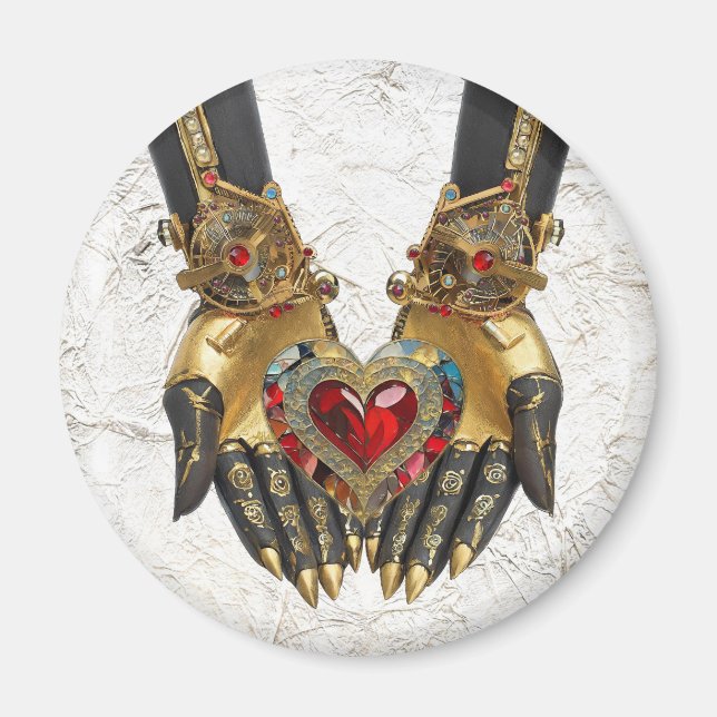 Aimant L'offre - Coeur dans les mains (Devant)