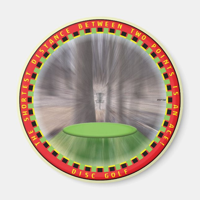 Aimant Logique de golf sur disque n°2 (Devant)