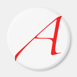 Aimant Logo athée "A"