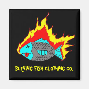 AIMANT LOGO BRÛLANT DE POISSONS