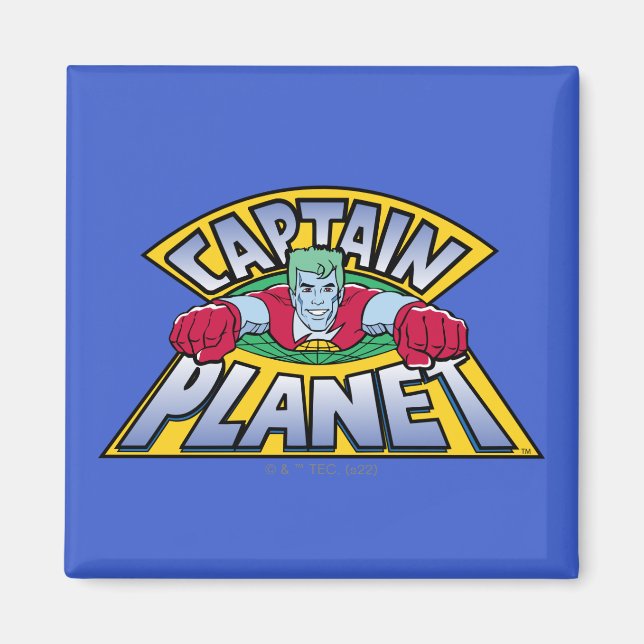 Aimant Logo Captain Planet (Devant)