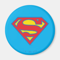 Logo classique Supergirl avec fond bleu
