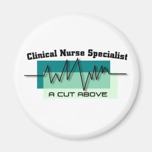 Aimant Logo clinique de la spécialiste CNS en infirmièr