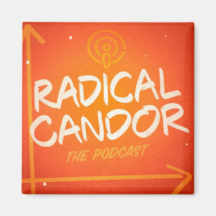Aimant Logo de baladodiffusion en chandelle radicale