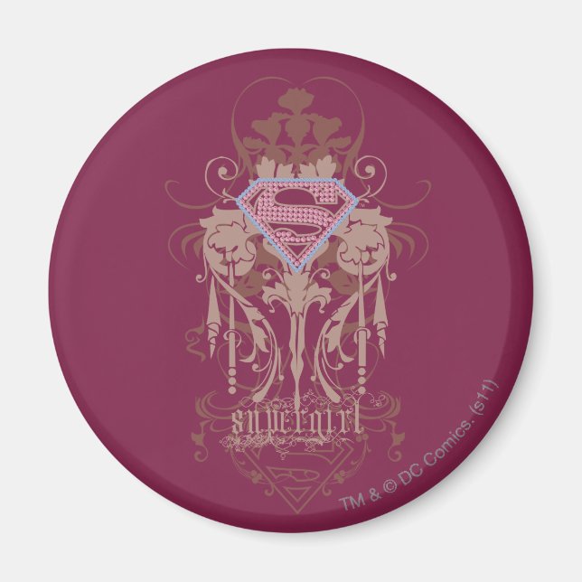 Aimant Logo de bijoux Supergirl (Devant)