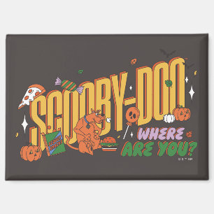Aimant Logo de friandise d'Halloween de Scooby-Doo