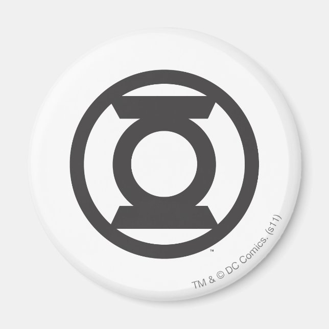 Aimant Logo de lanterne verte 14 (Devant)