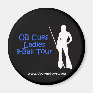 Aimant Logo de l'écran magnétique OB Cues Ladies à 9 ball